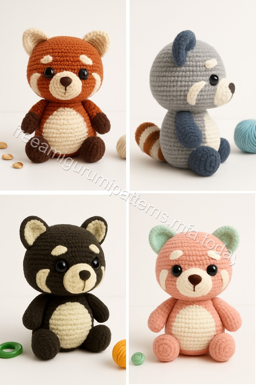 Amigurumi Red Panda Free Pattern