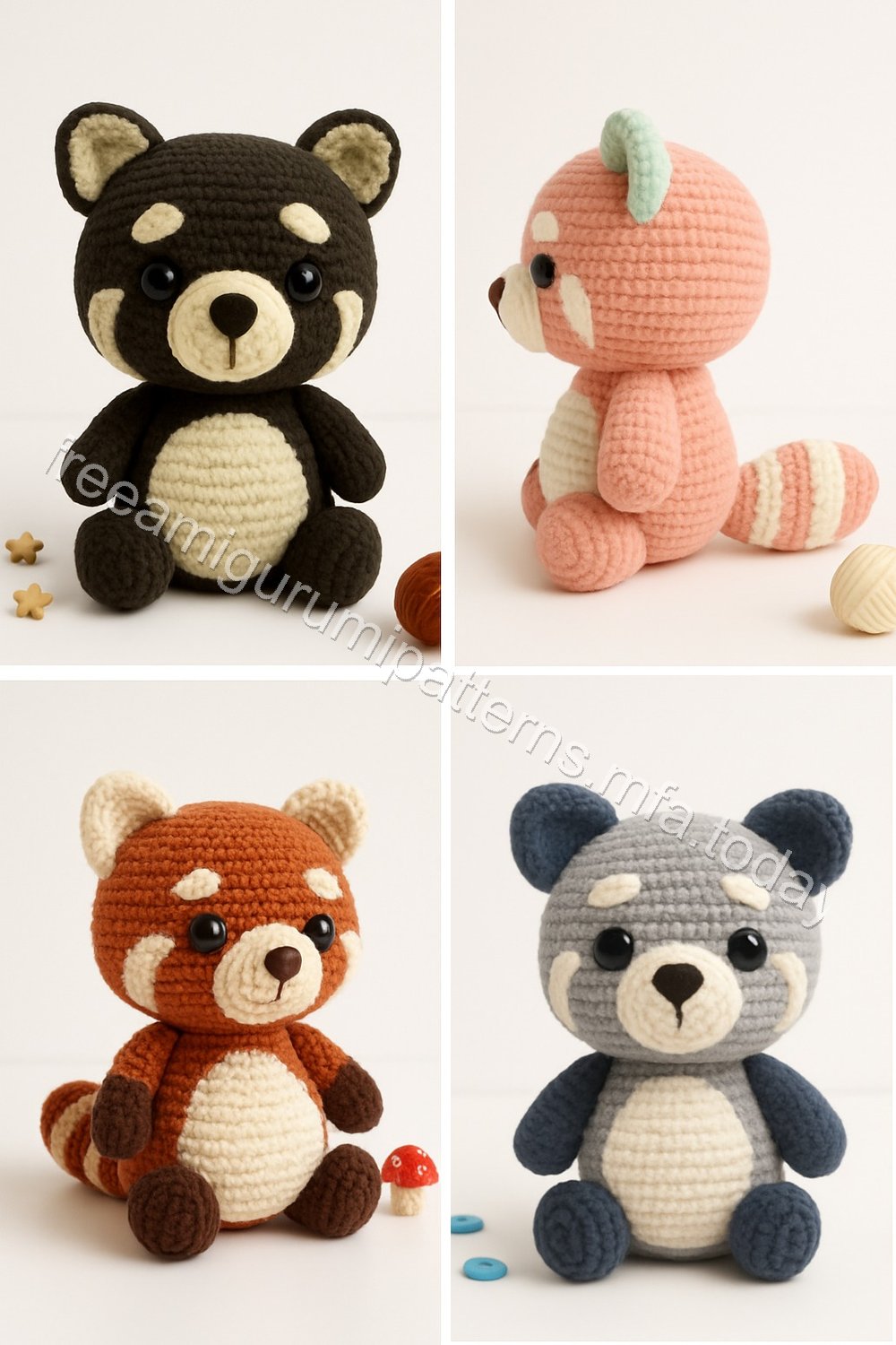 Amigurumi Red Panda Free Pattern