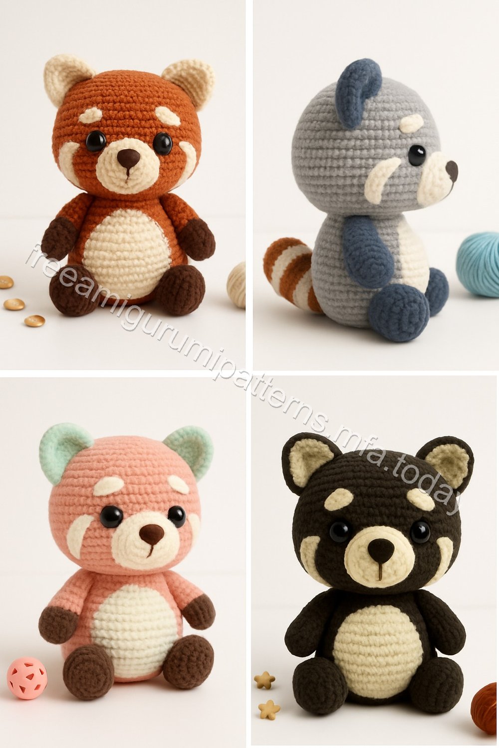 Amigurumi Red Panda Free Pattern