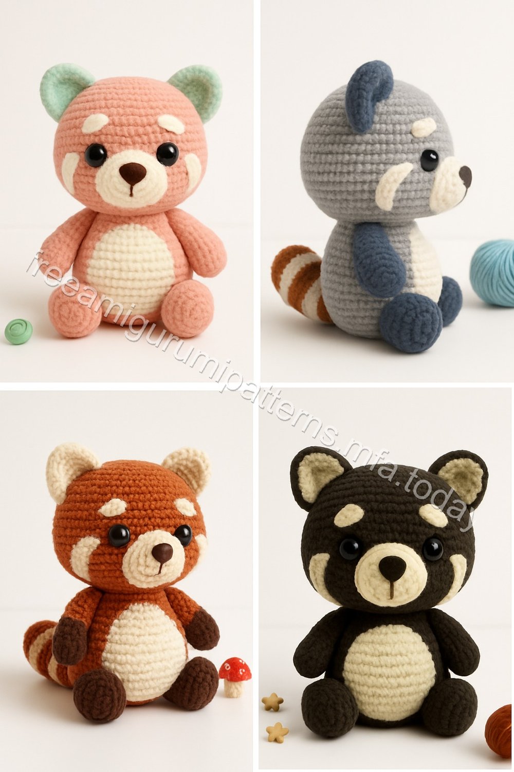 Amigurumi Red Panda Free Pattern
