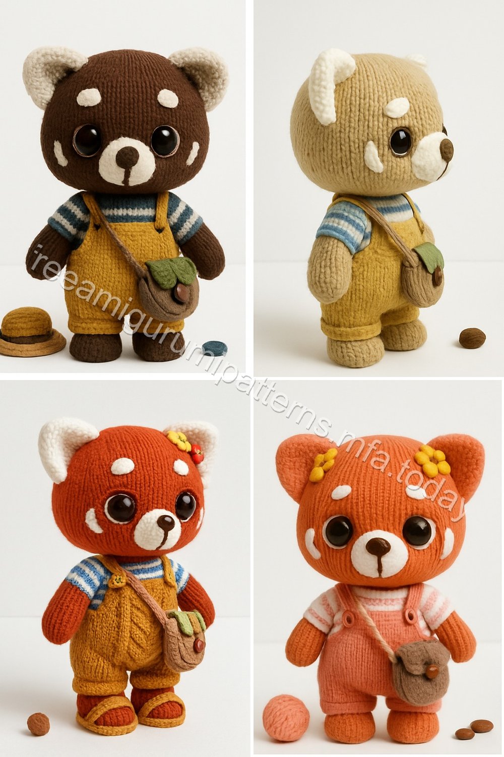 Amigurumi Red Panda Free Pattern