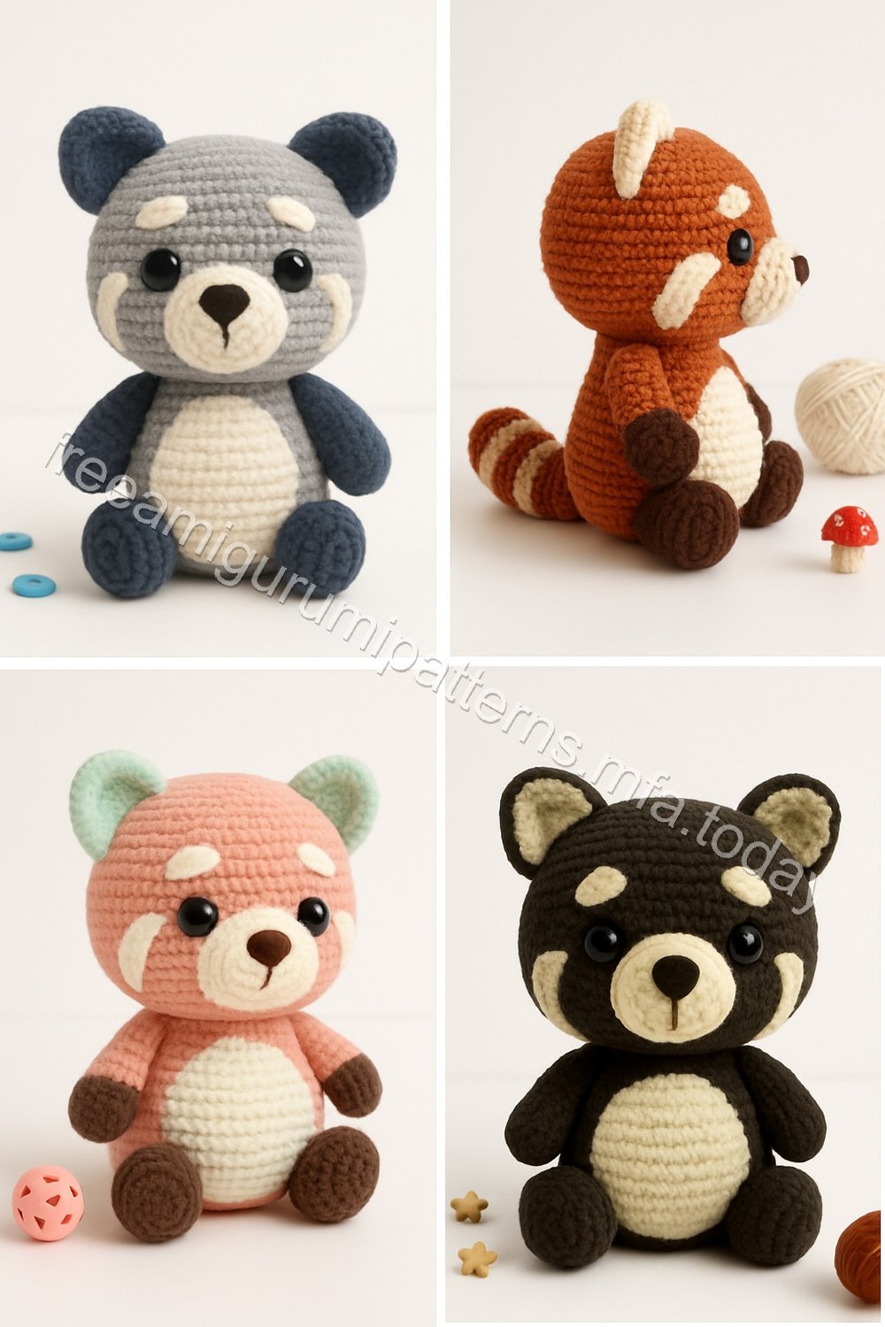 Amigurumi Red Panda Free Pattern