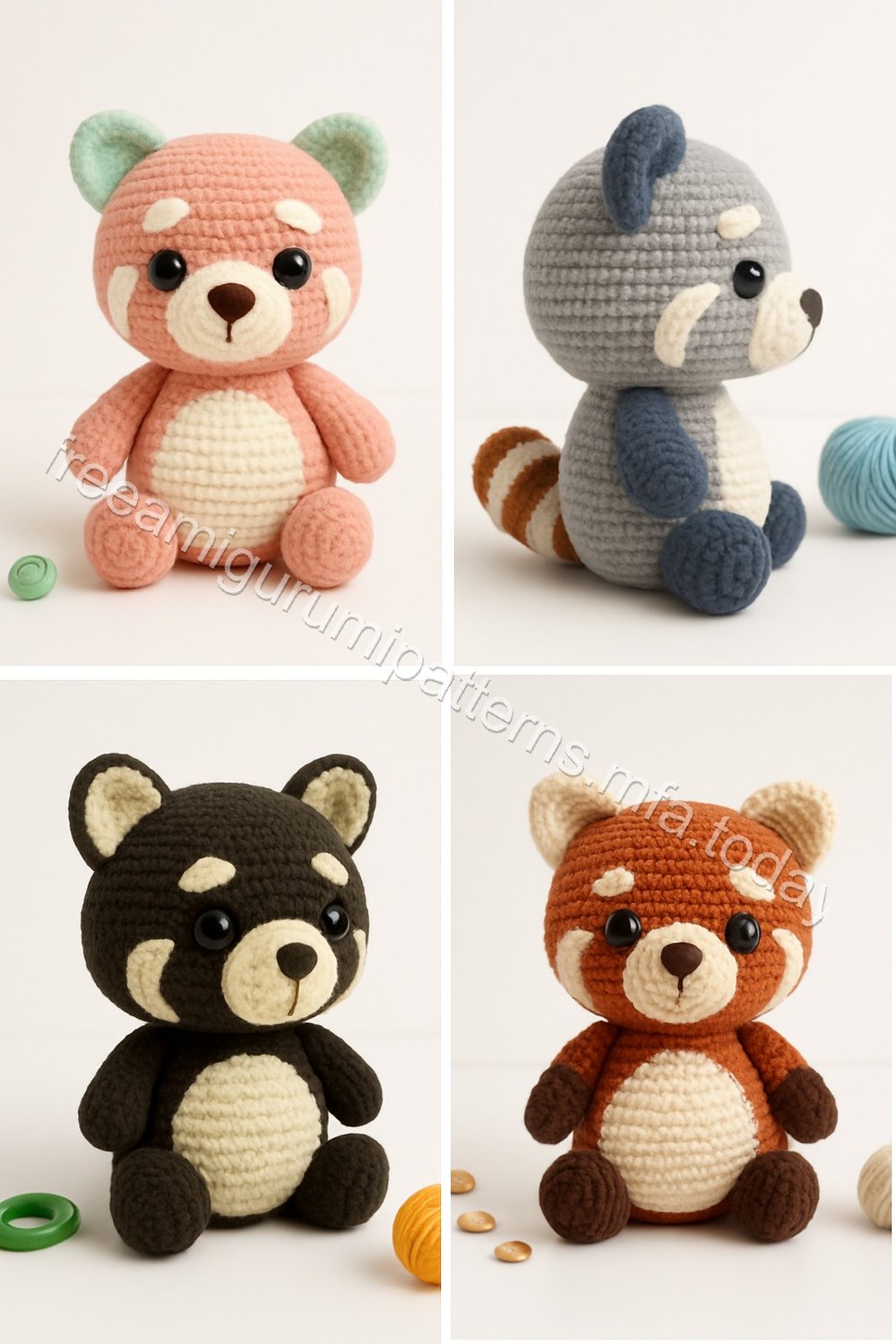Amigurumi Red Panda Free Pattern