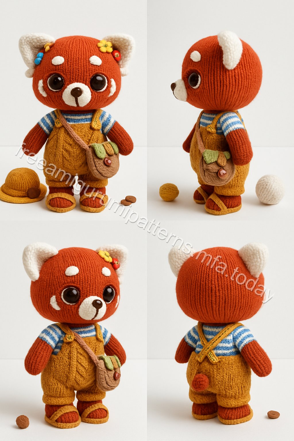 Amigurumi Red Panda Free Pattern