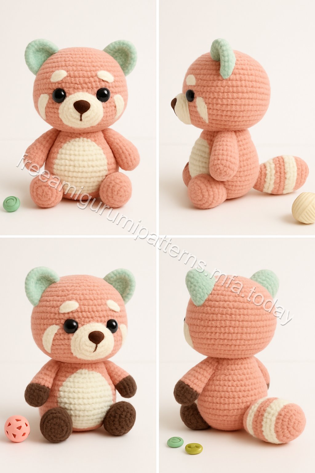 Amigurumi Red Panda Free Pattern