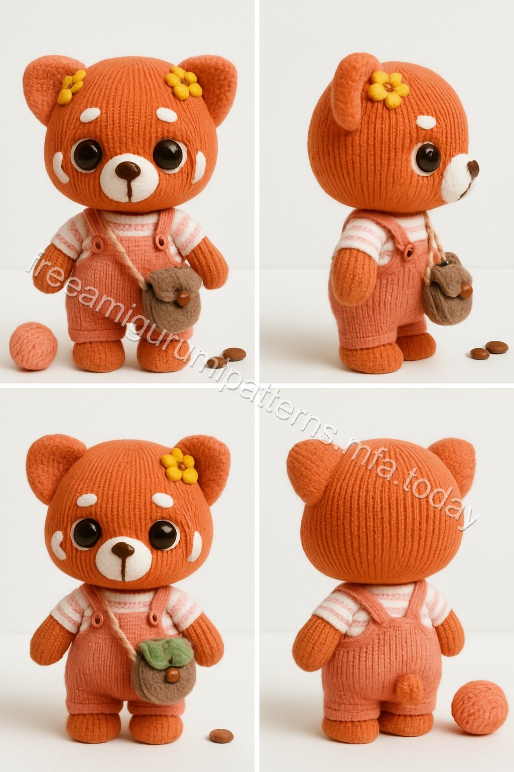 Amigurumi Red Panda Free Pattern