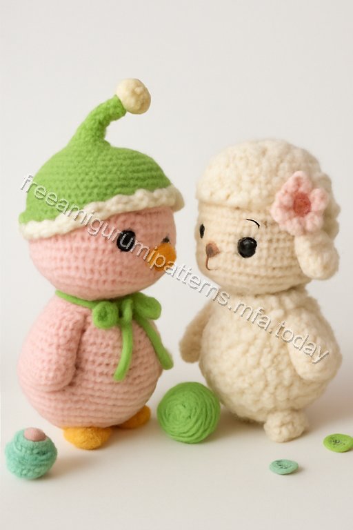 Amigurumi Spring Harvest Trio Free Pattern