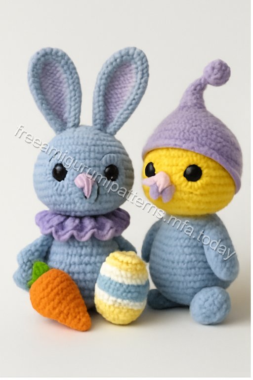 Amigurumi Spring Harvest Trio Free Pattern