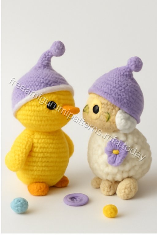 Amigurumi Spring Harvest Trio Free Pattern