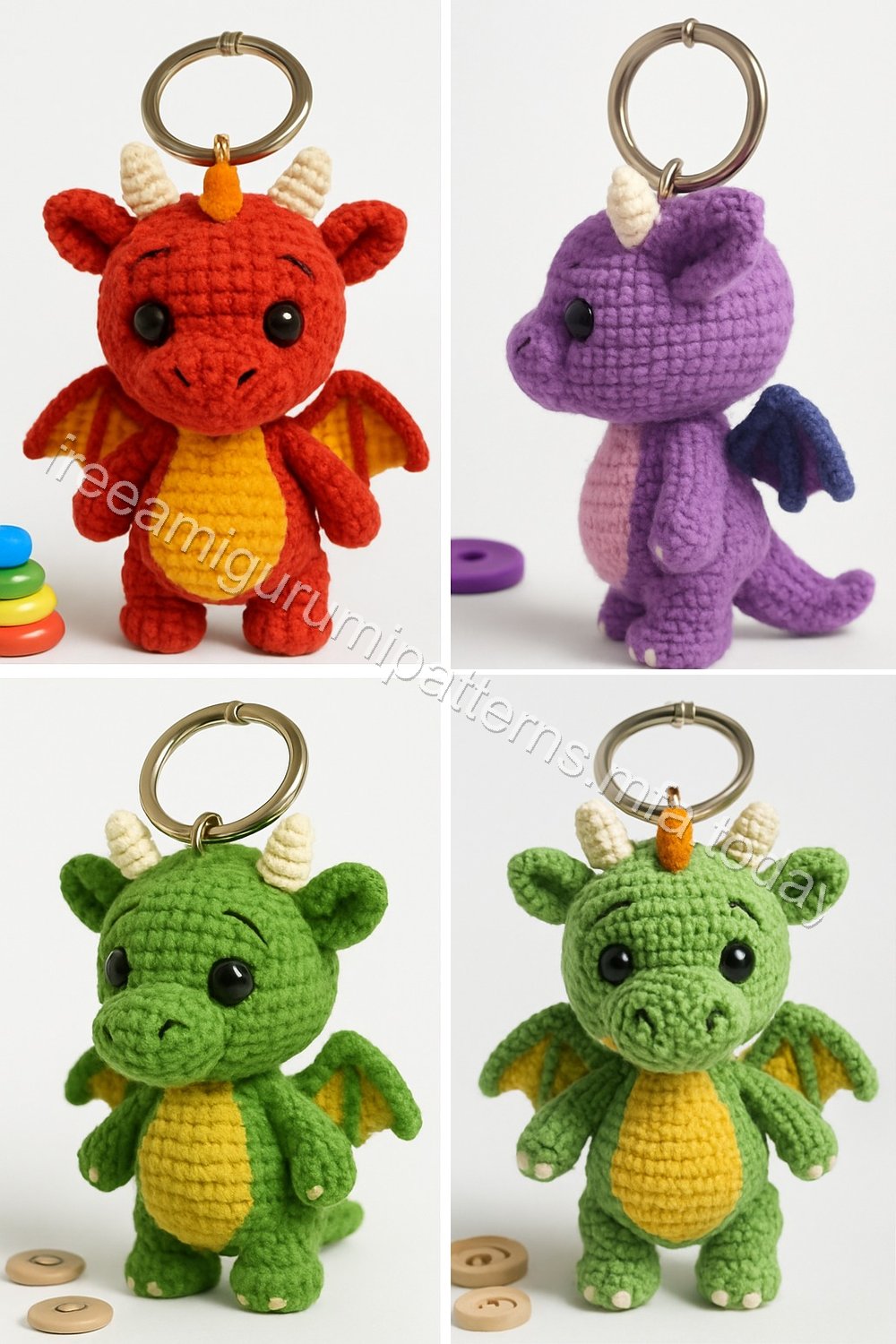 Amigurumi Dragon Free Pattern