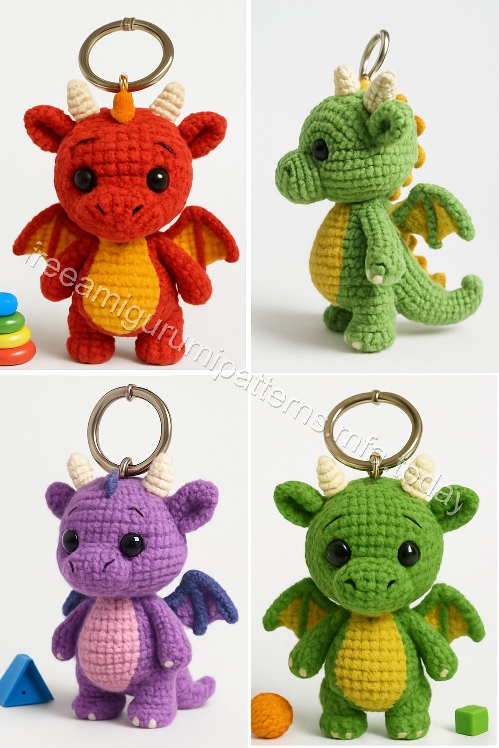Amigurumi Dragon Free Pattern