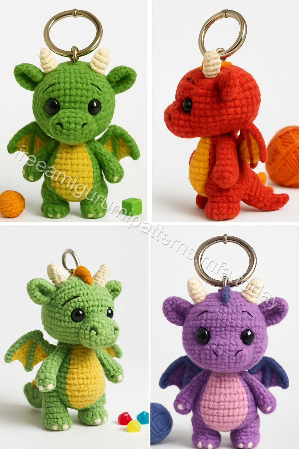Amigurumi Dragon Free Pattern