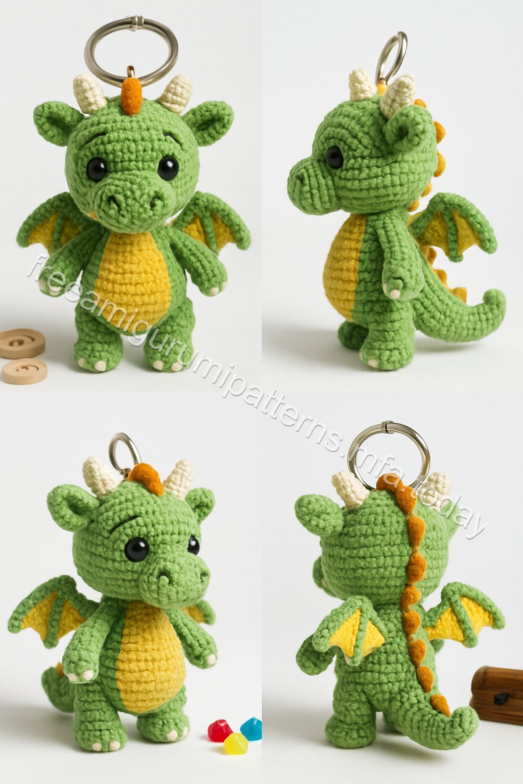Amigurumi Dragon Free Pattern
