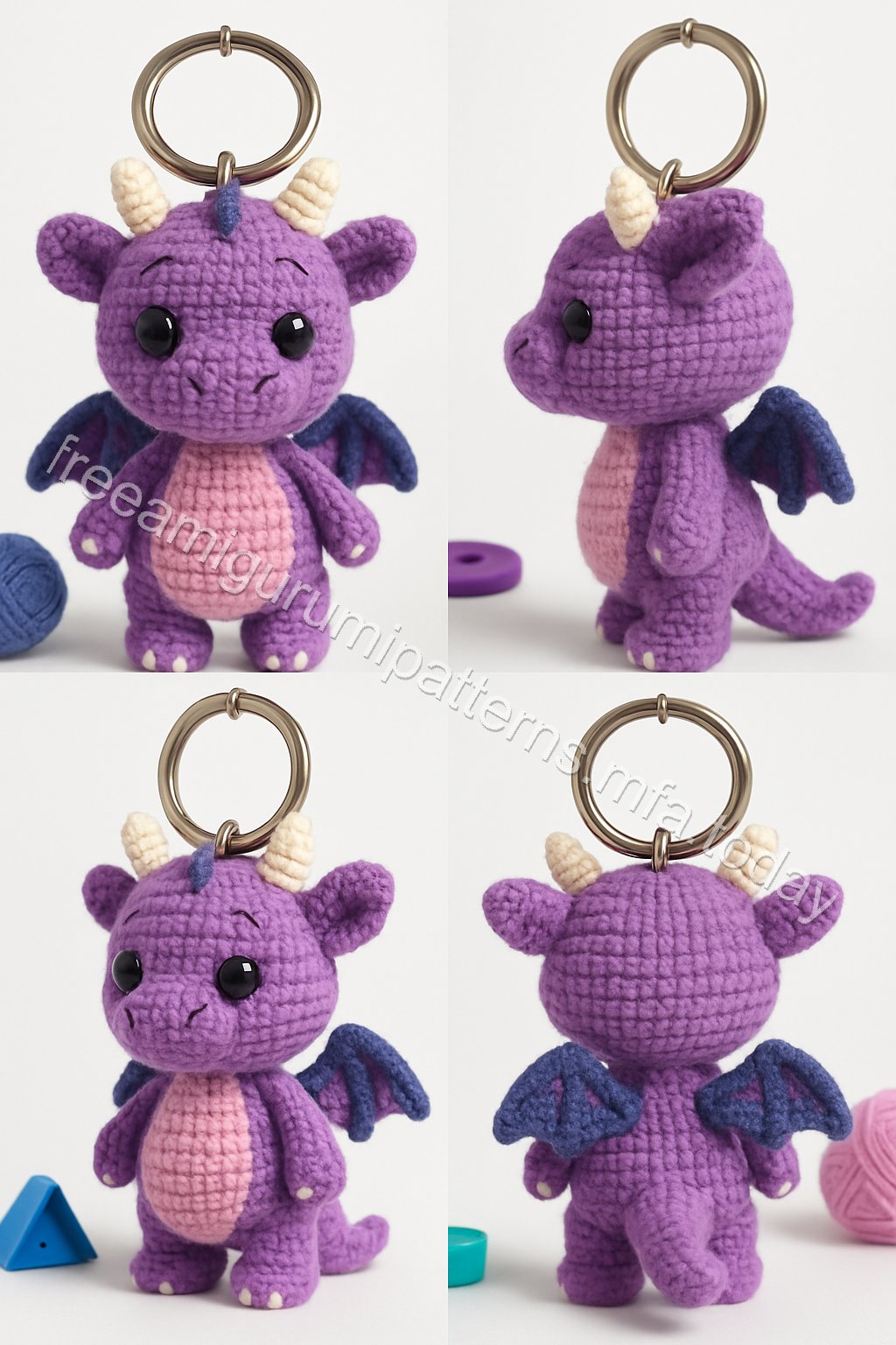 Amigurumi Dragon Free Pattern