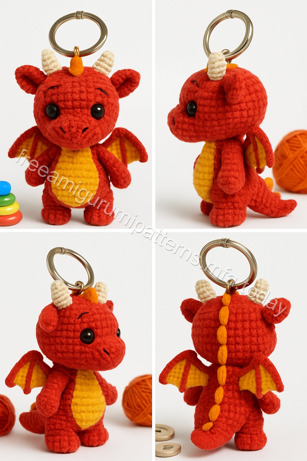 Amigurumi Dragon Free Pattern