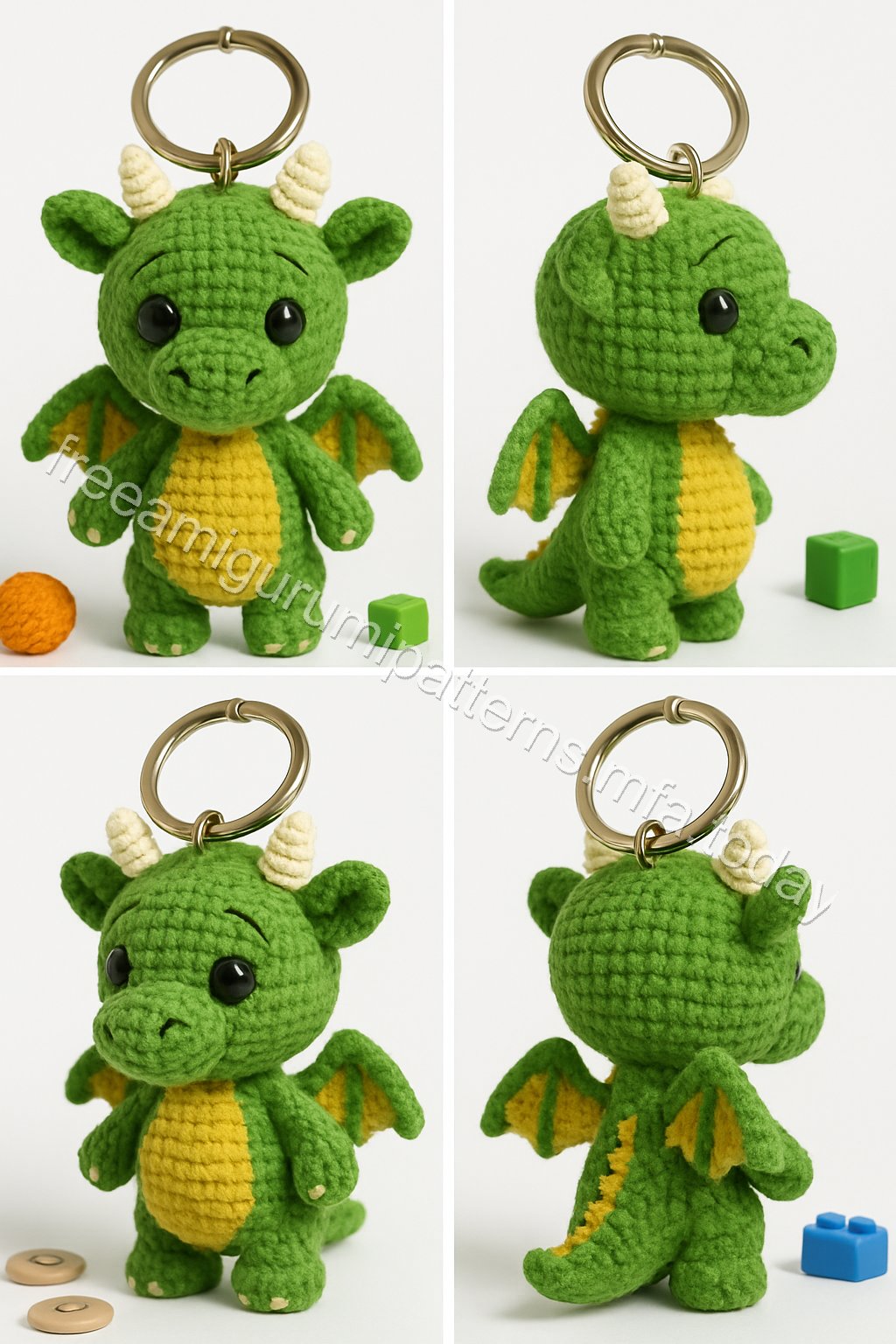 Amigurumi Dragon Free Pattern