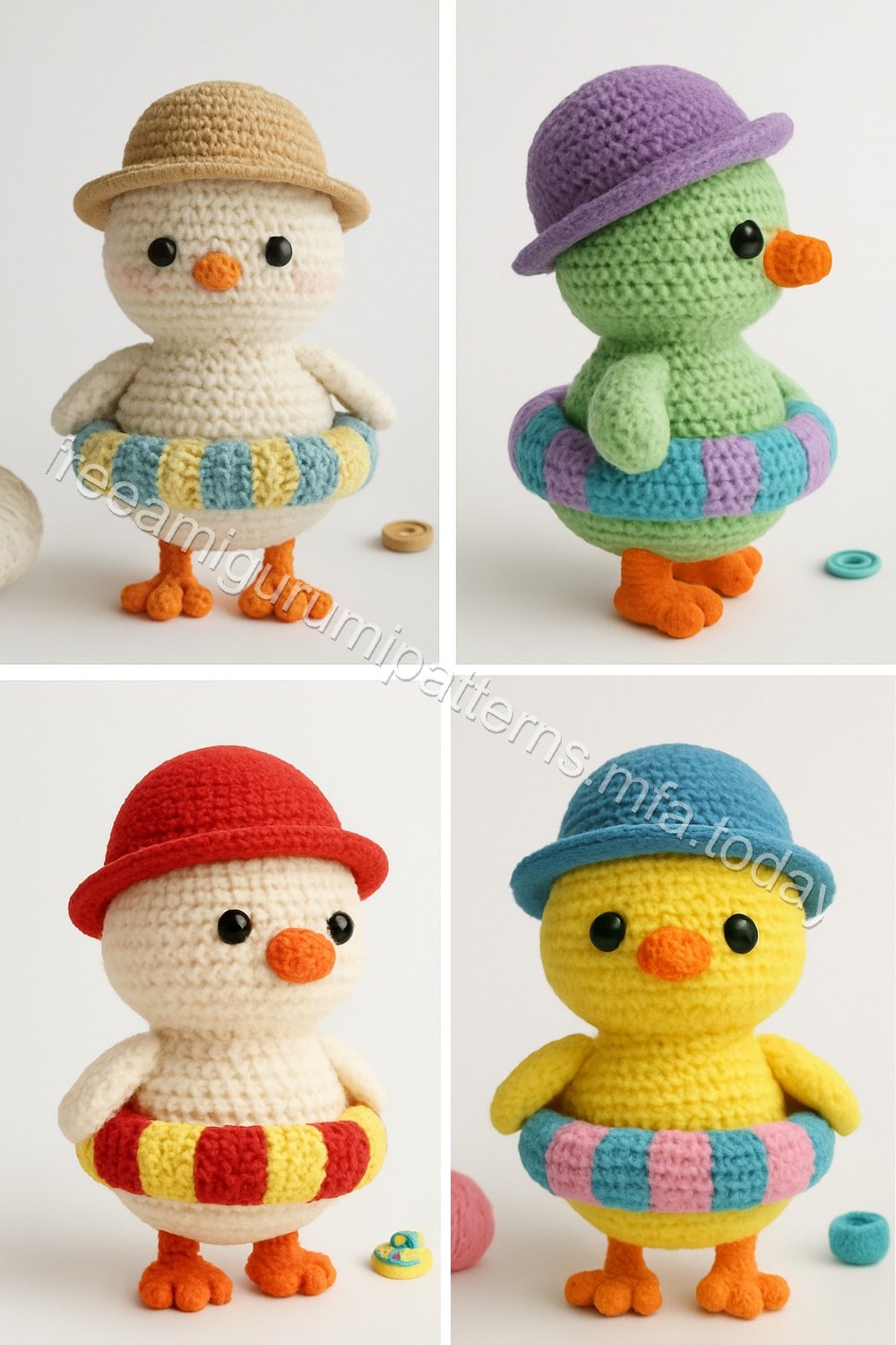 Amigurumi Duck Free Pattern