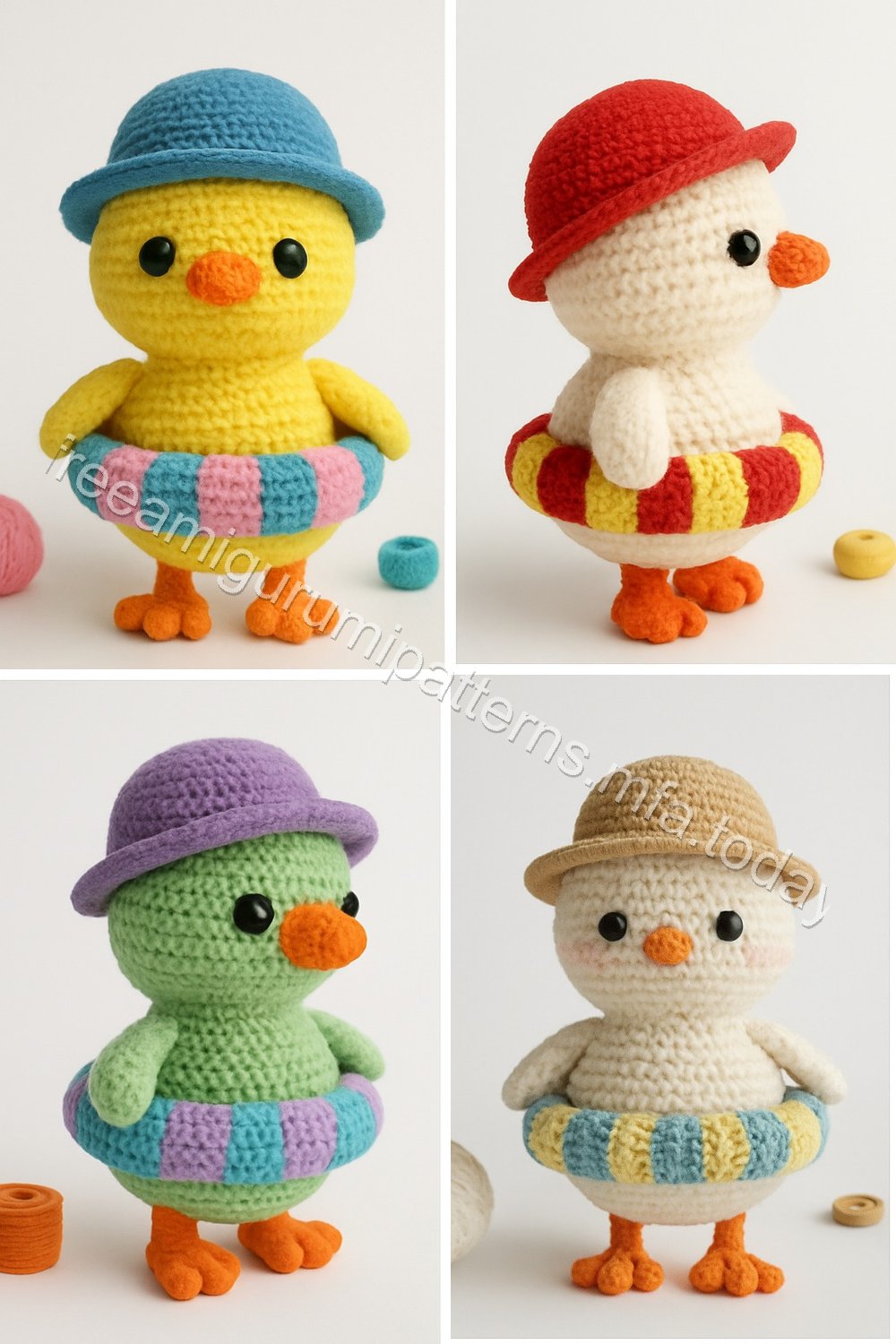 Amigurumi Duck Free Pattern