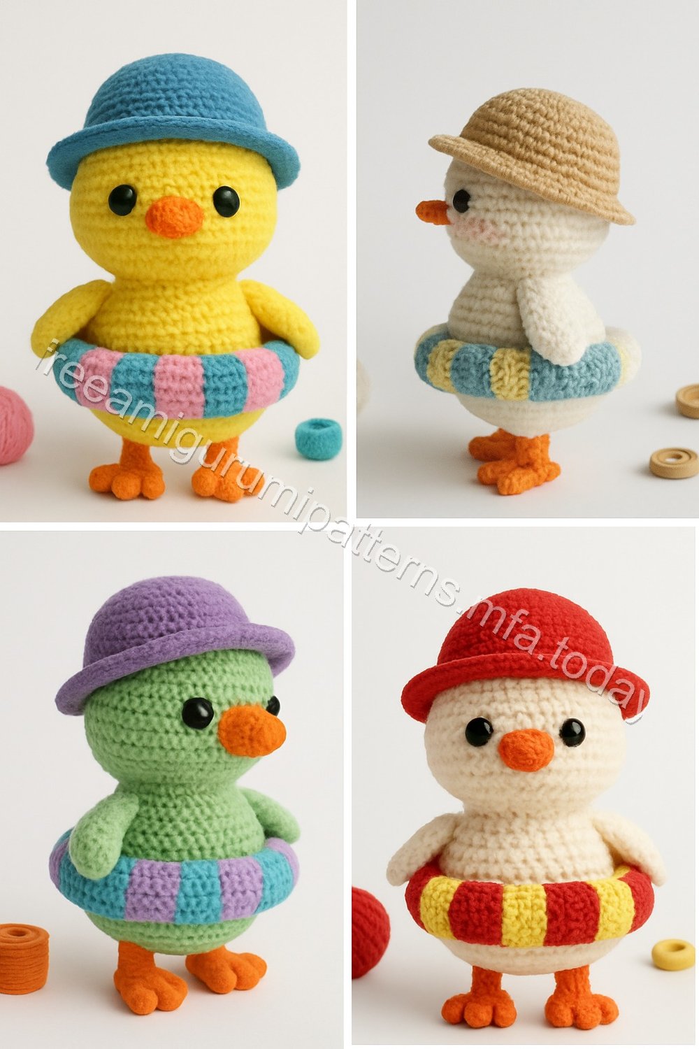 Amigurumi Duck Free Pattern