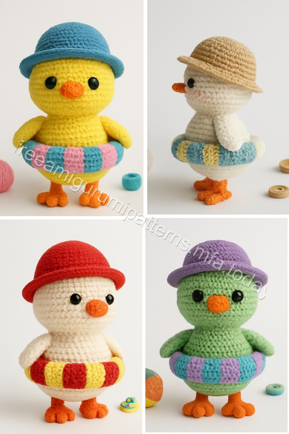 Amigurumi Duck Free Pattern