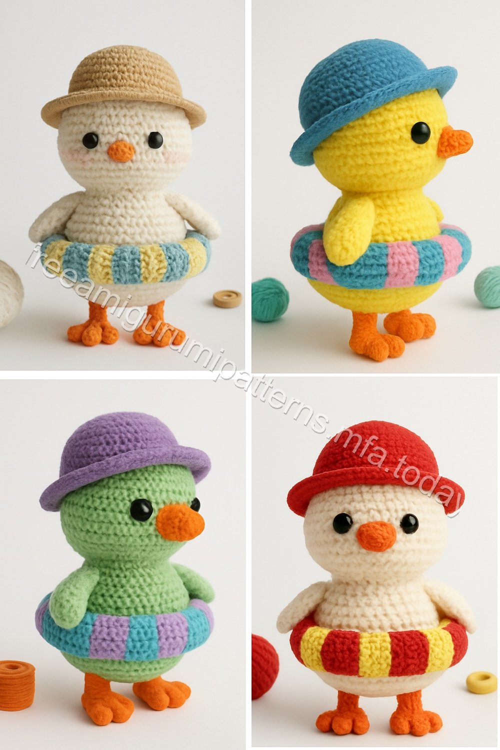 Amigurumi Duck Free Pattern