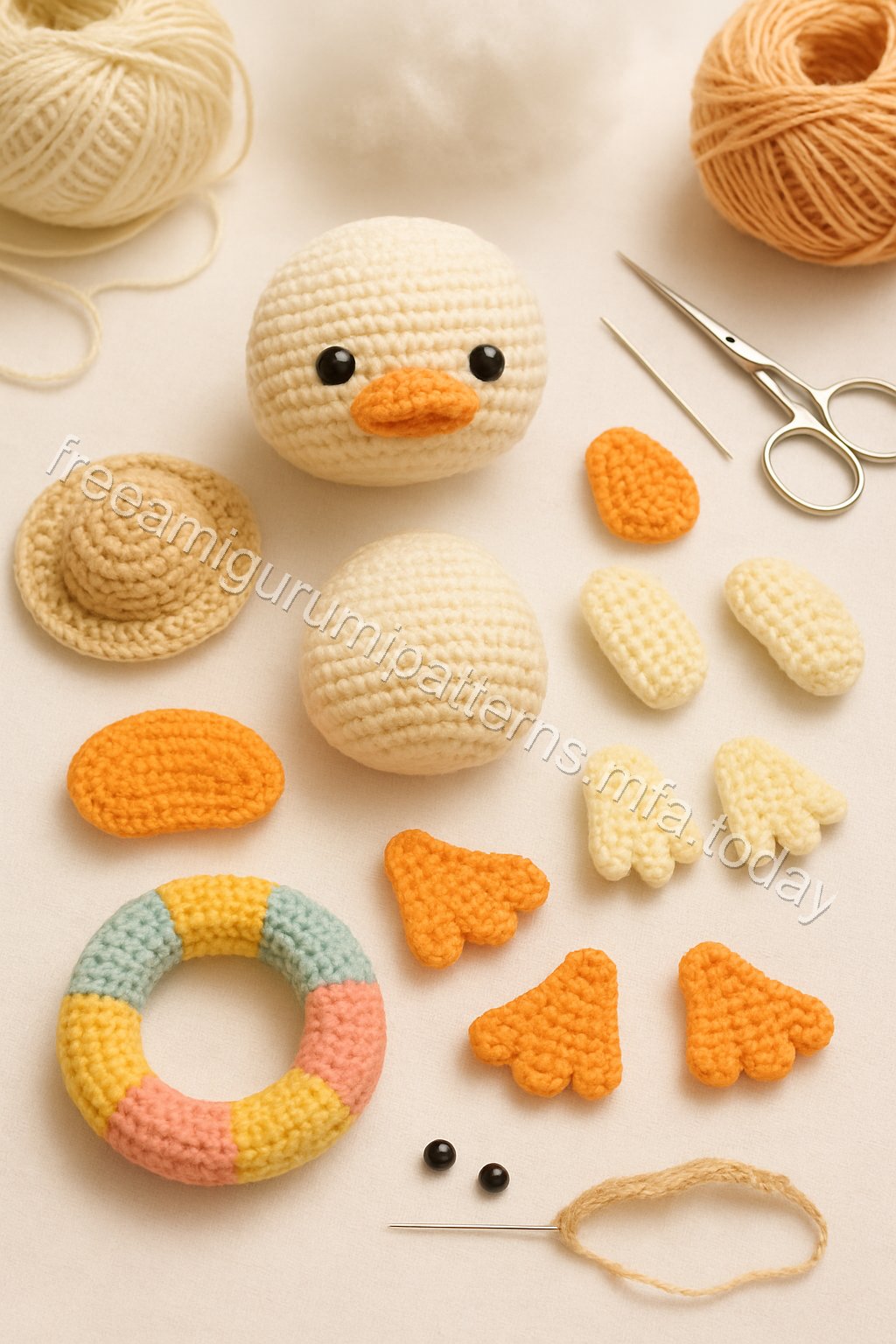 Amigurumi Duck Free Pattern