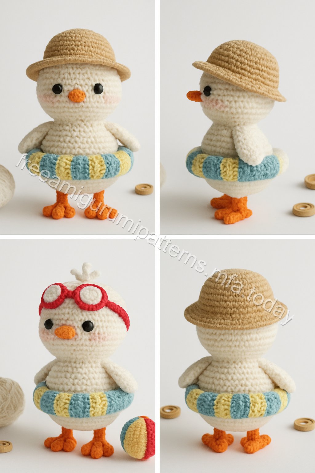 Amigurumi Duck Free Pattern
