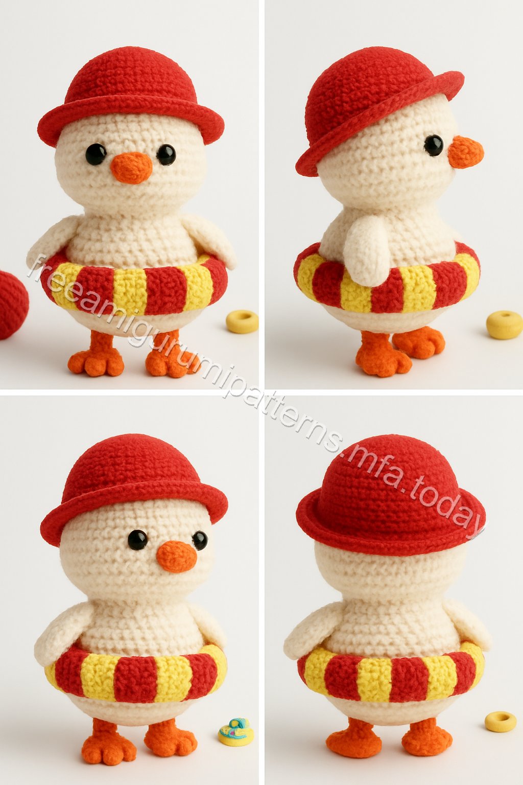 Amigurumi Duck Free Pattern