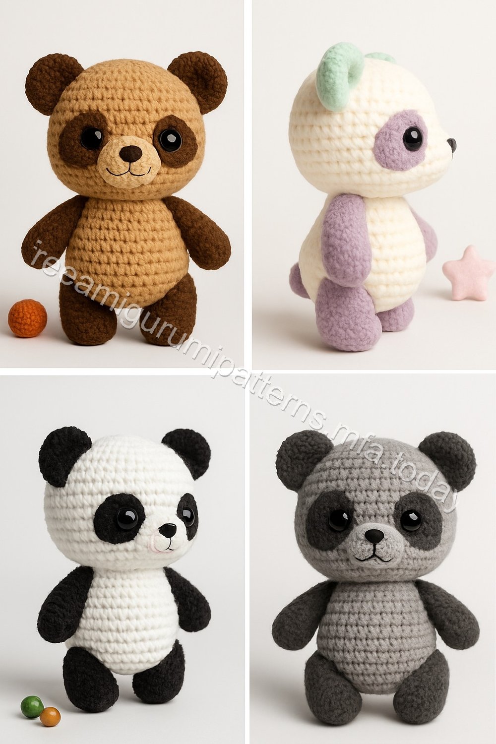 Amigurumi Panda Free Pattern