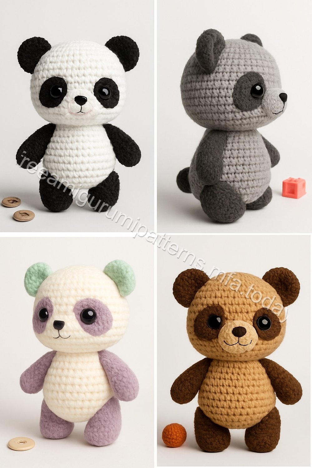 Amigurumi Panda Free Pattern