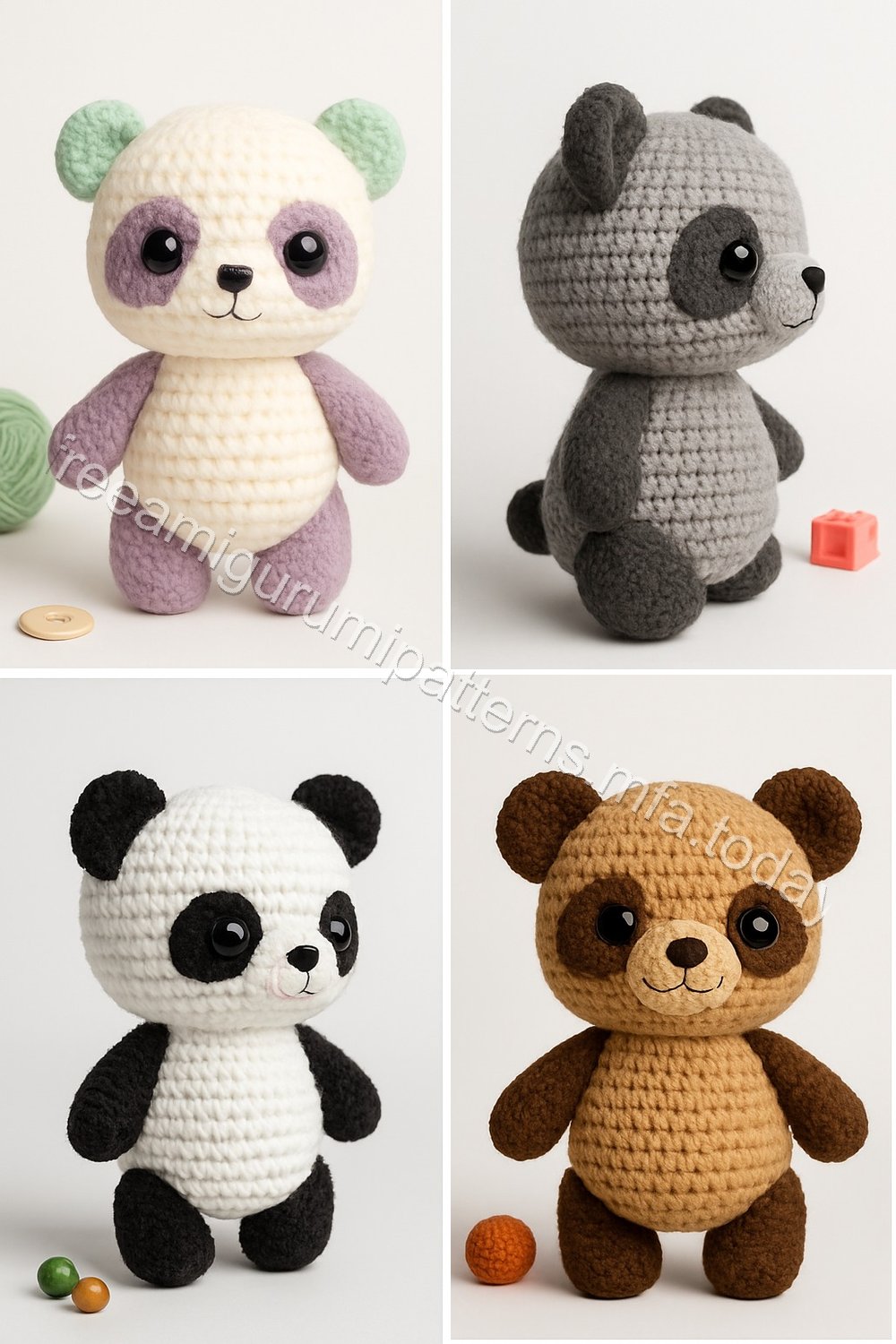Amigurumi Panda Free Pattern