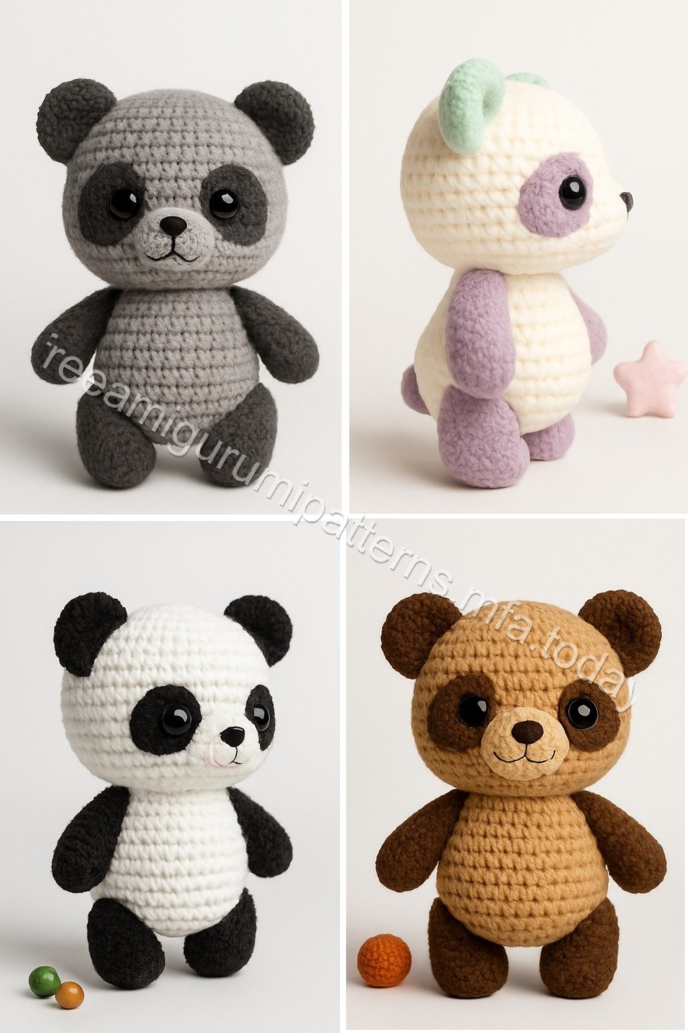 Amigurumi Panda Free Pattern