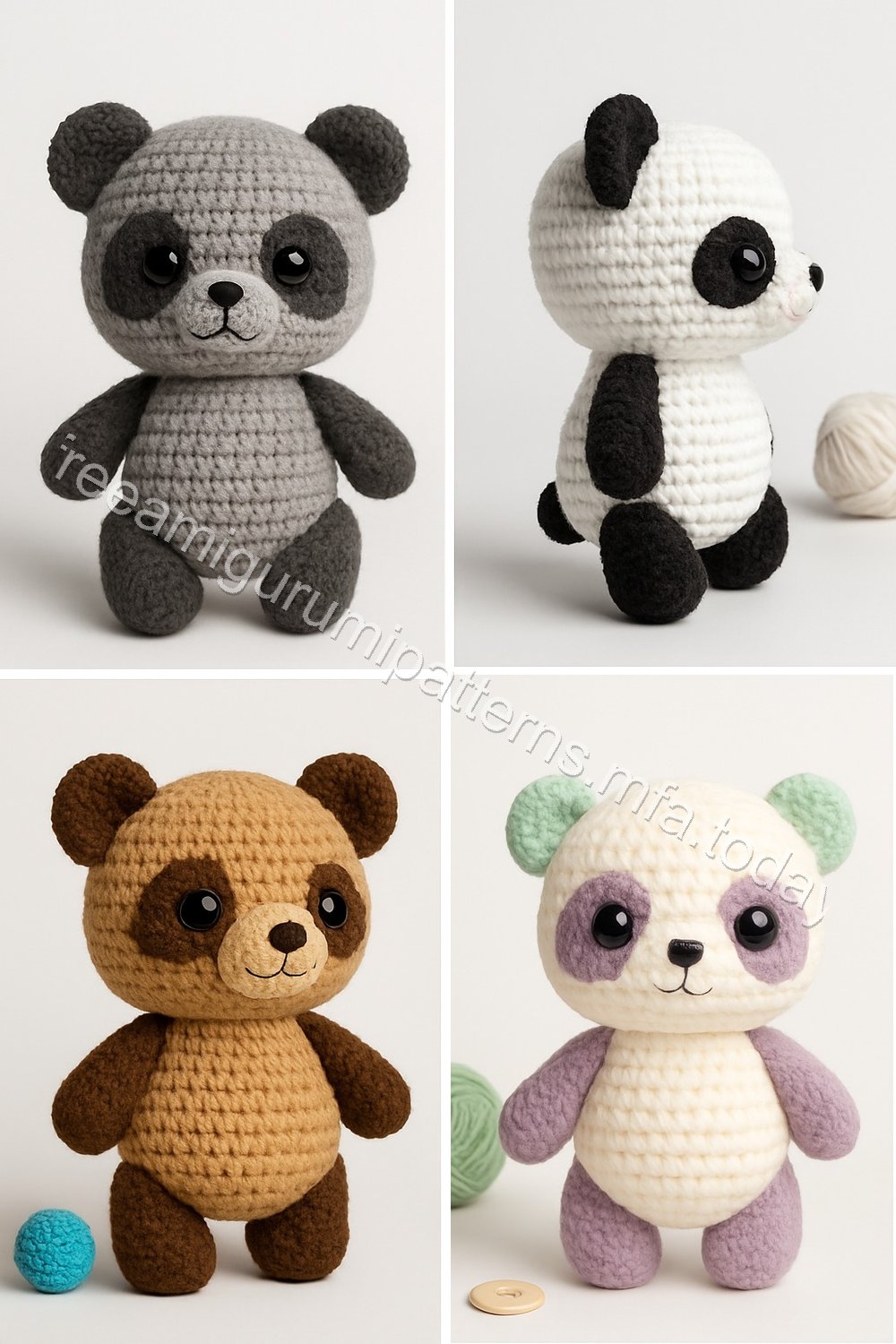 Amigurumi Panda Free Pattern