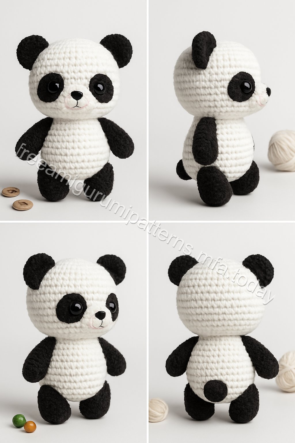 Amigurumi Panda Free Pattern