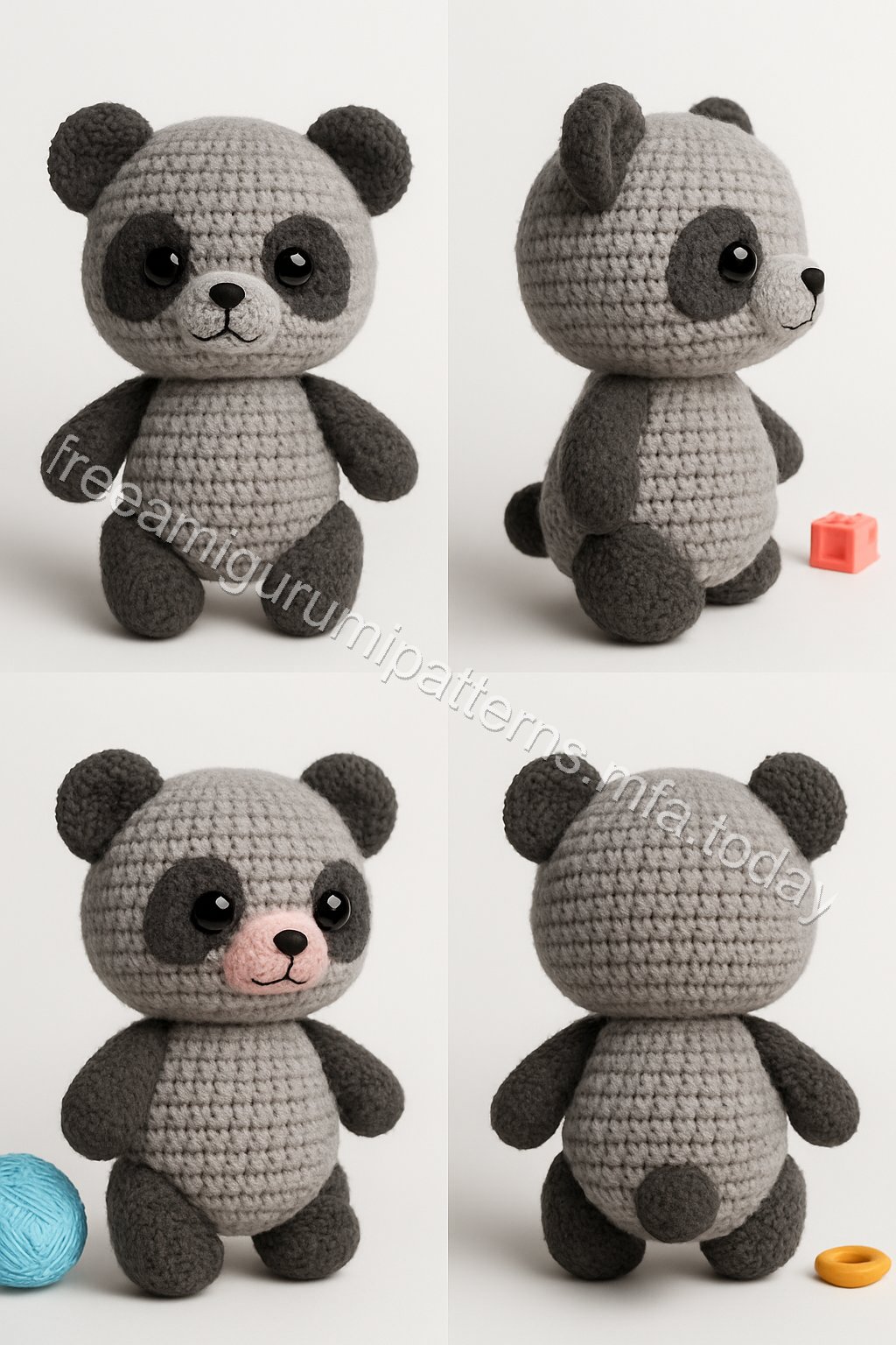 Amigurumi Panda Free Pattern