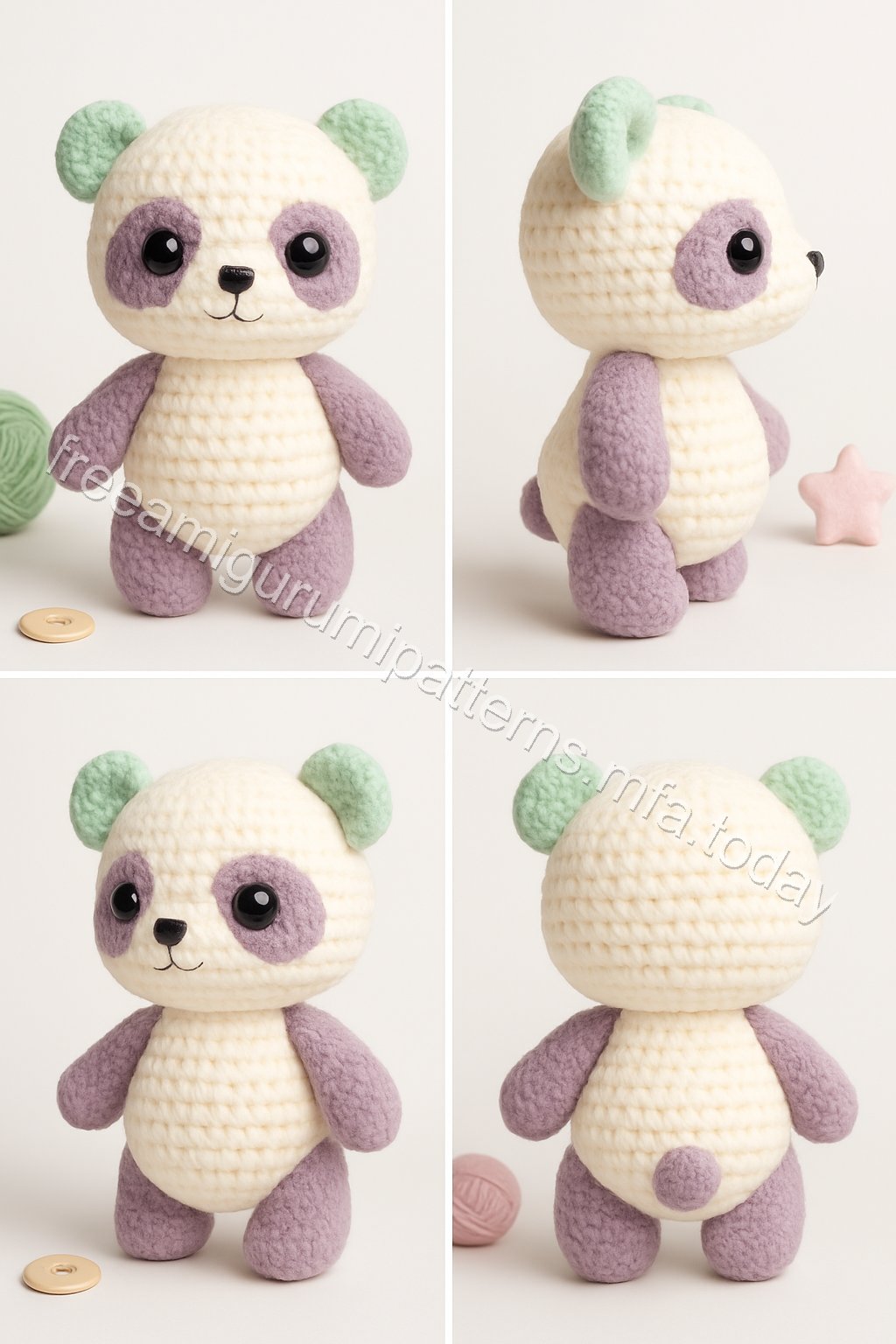 Amigurumi Panda Free Pattern
