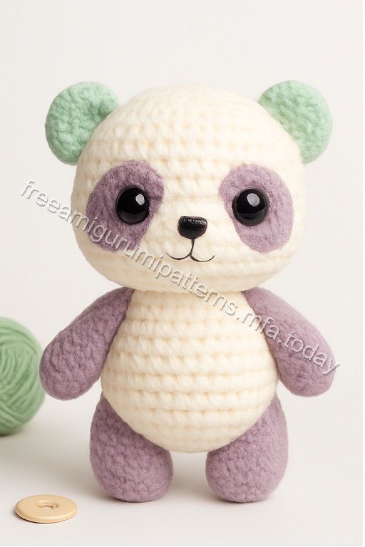 Amigurumi Panda Free Pattern