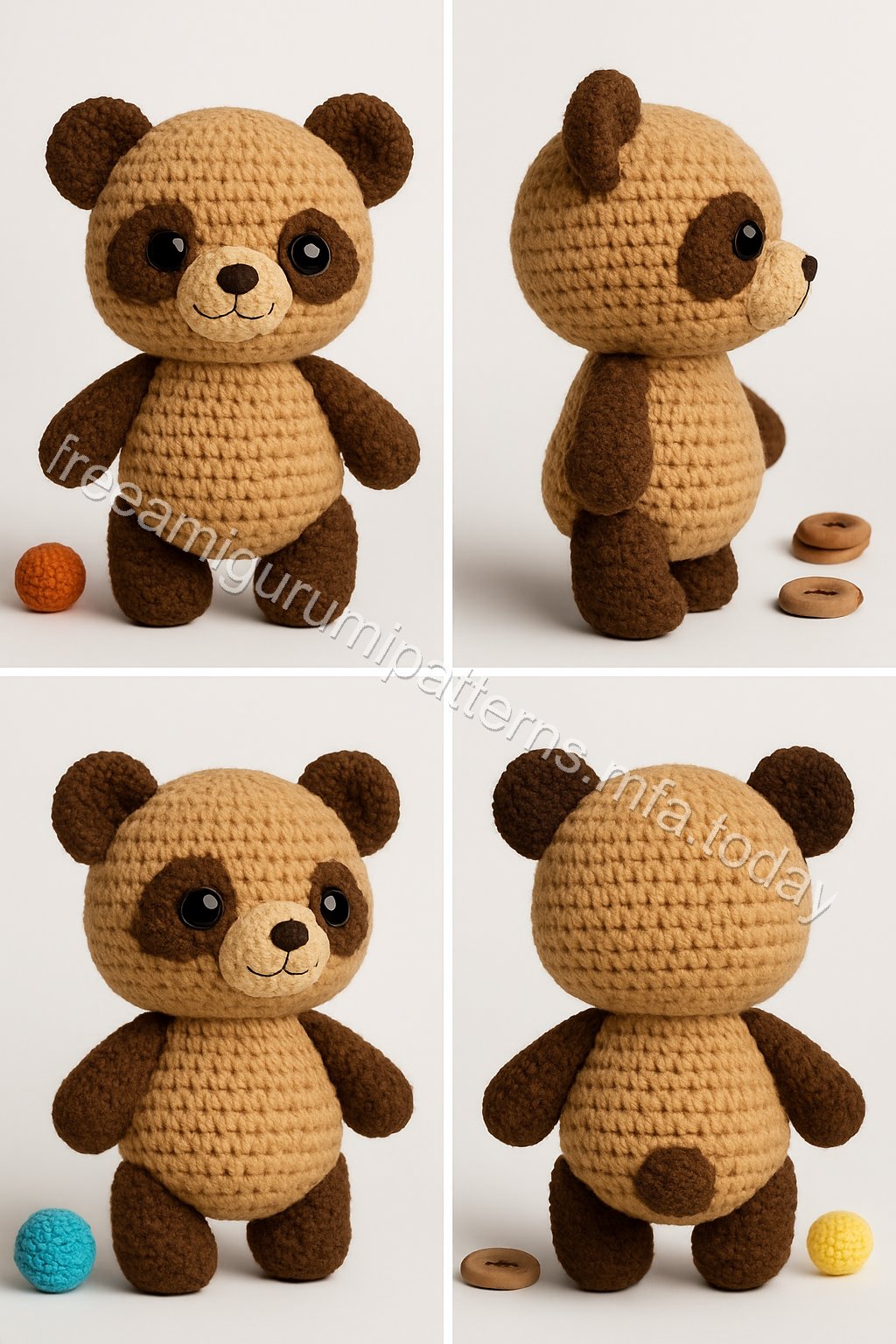 Amigurumi Panda Free Pattern